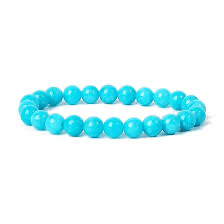 Minimalist Blue Beaded Bracelet for Women – Stretch, Stacking & Everyday Jewelry, Gift for Her