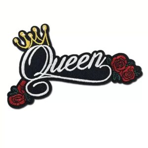 Queen Embroidered Patch