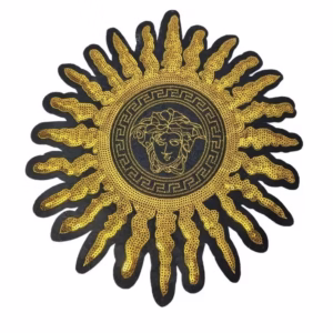 Luxury Inspired Gold Sun Sequin Patch