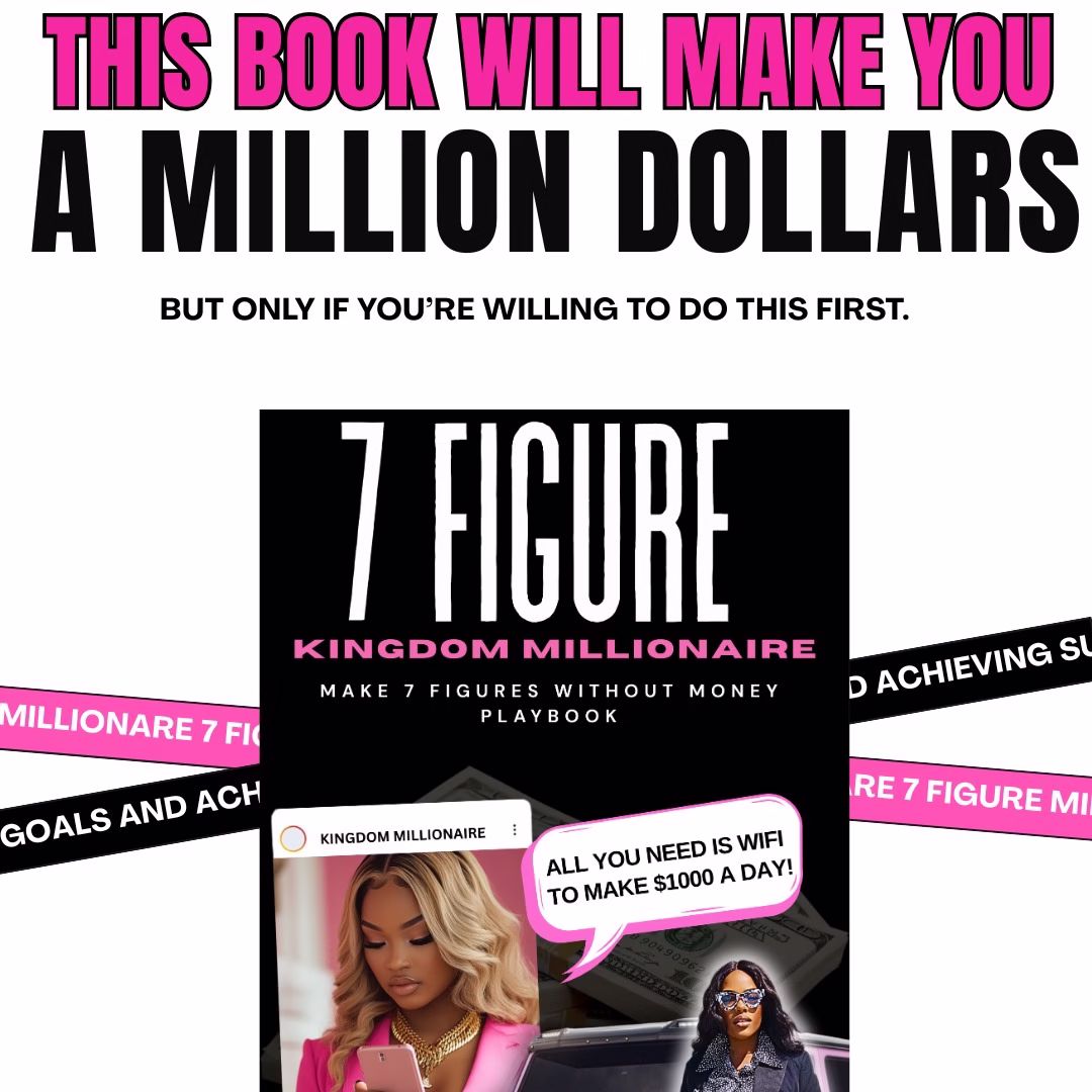 Seven Figure Kingdom Millionaire⢠| Kingdom Wealth Blueprint | Faith-Based Business & Mindset Guide | Christian Entrepreneurship Digital Book
