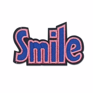 Smile Embroidered Patch